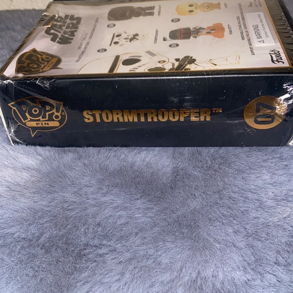 Funko Pop! PIN - Star Wars: STORM TROOPER #07 671803318403 New Sealed - Picture 6 of 8
